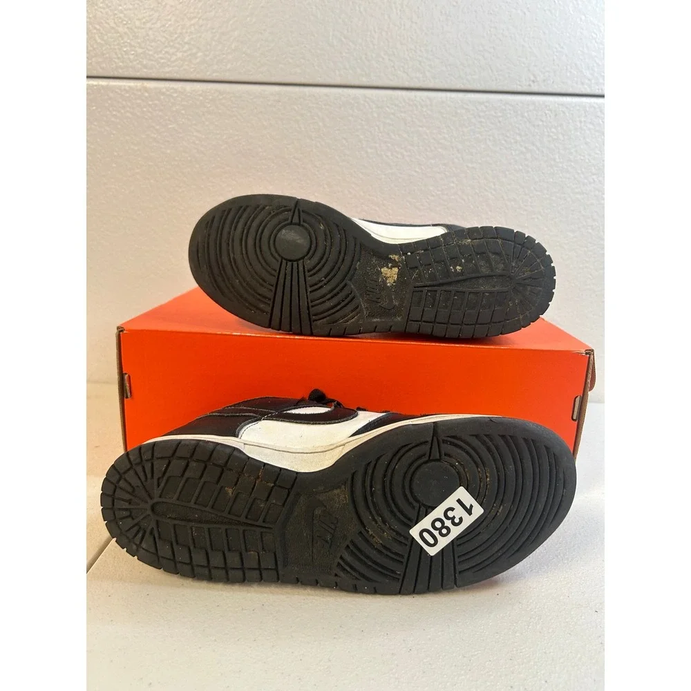 Nike Dunk Low Panda White Black 5.5Y #1380